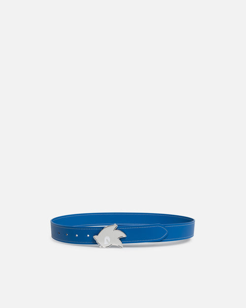 Loiter x Sonic The Hedgehog Leather Belt Blue
