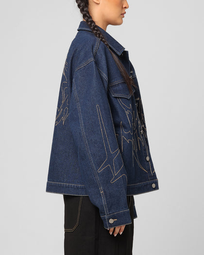 Loiter Chaos Denim Jacket Indigo