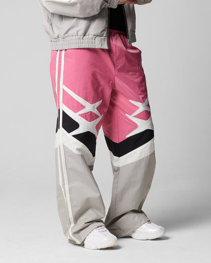 Loiter Hybrid Trackpants Pink/Grey