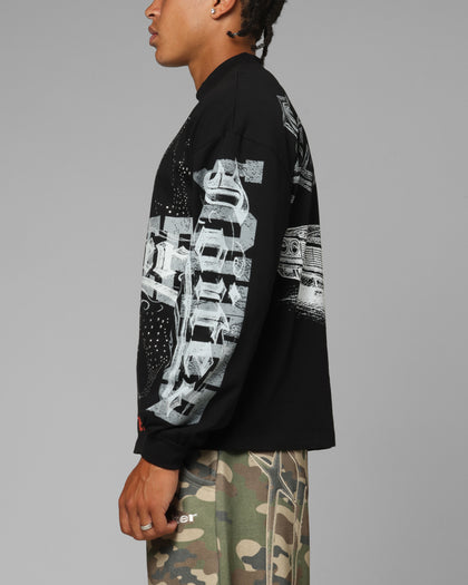 Loiter Low Rider Long Sleeve T-Shirt Black