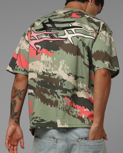 Loiter Hybrid Patch T-Shirt Camo