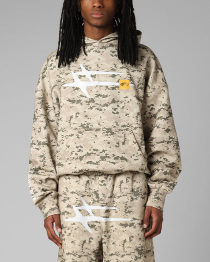 Loiter Hybrid Hoodie Digi Camo