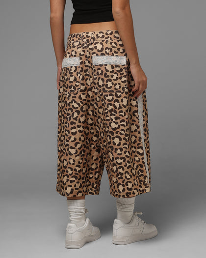 Loiter Lace Jorts Leopard