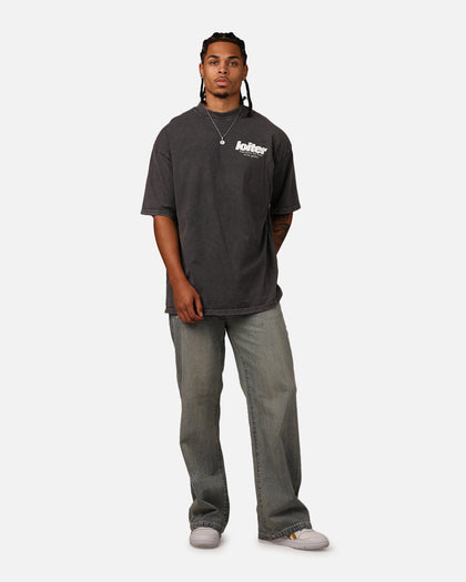 Loiter Bonsai Mock T-Shirt Charcoal