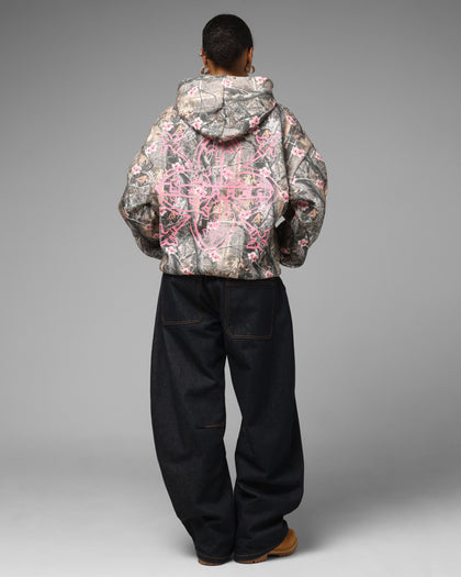 Loiter Blade Hoodie Pink Real Tree