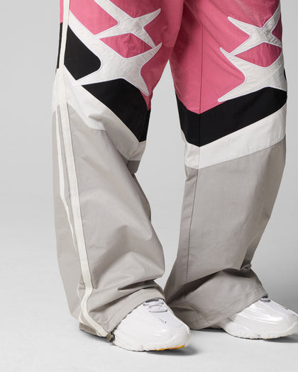 Loiter Hybrid Trackpants Pink/Grey