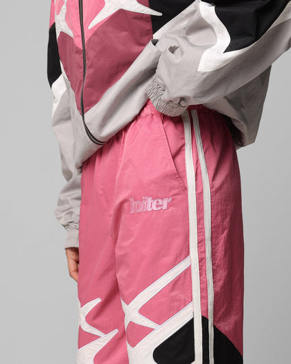 Loiter Hybrid Trackpants Pink/Grey