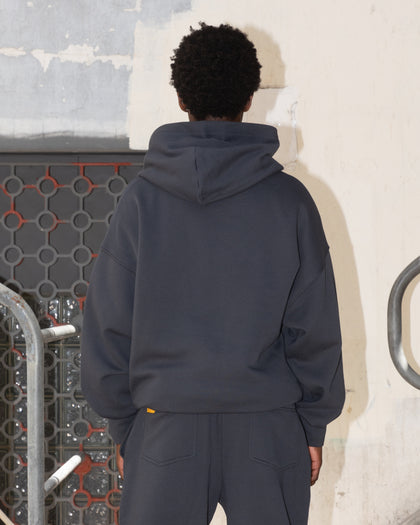 Loiter Hybrid Hoodie Charcoal
