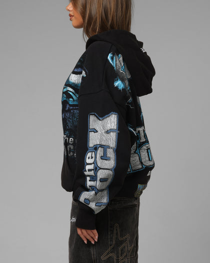 Loiter X WWE Stone Cold Beef Vintage Zip Hoodie Black