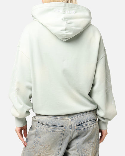 Loiter Atmosphere Full Zip Hoodie Washed Green