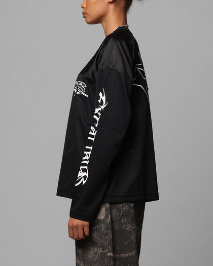 Loiter Long Sleeve Training Jersey Black
