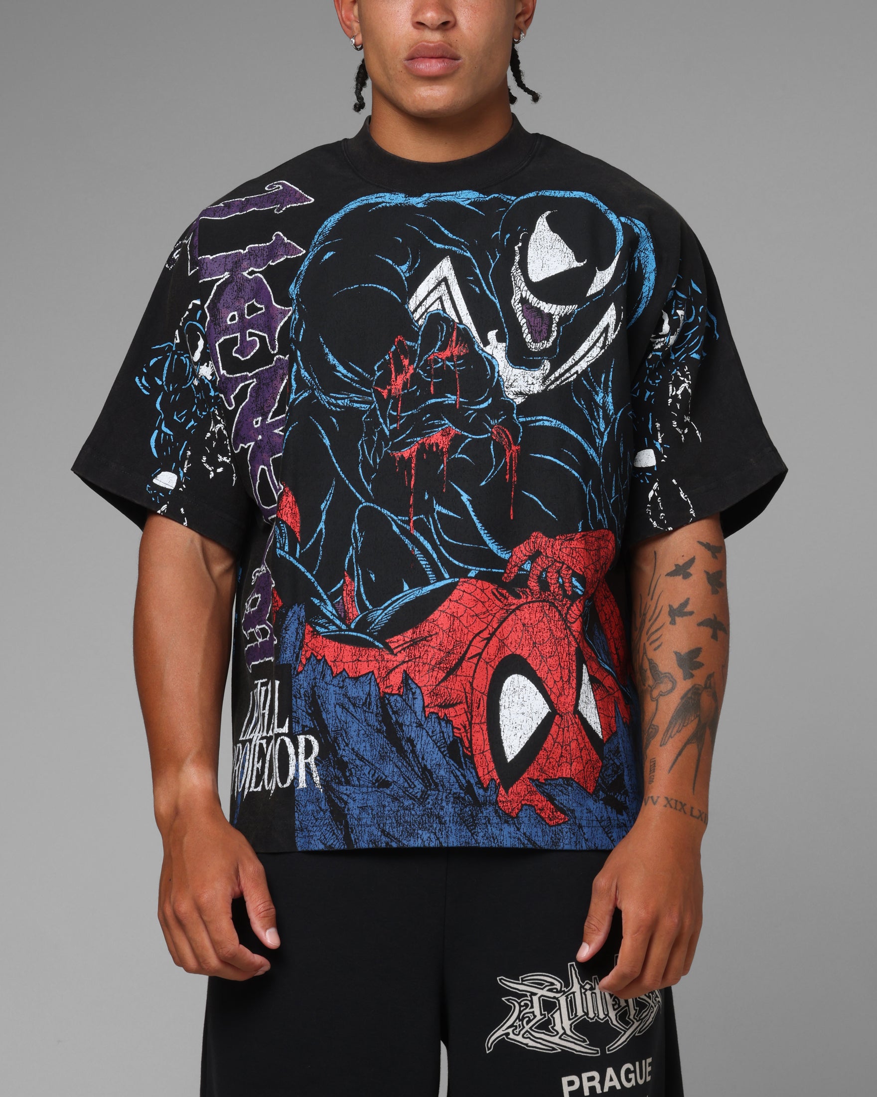 Loiter Marvel Venom Boxy T-Shirt Black