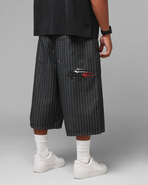 Loiter Hybrid Patch Shorts Black