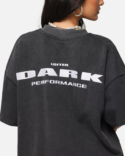 Loiter Dark Performance T-Shirt Charcoal