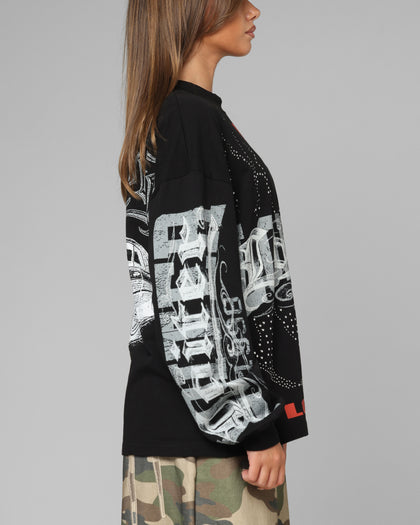 Loiter Low Rider Long Sleeve T-Shirt Black
