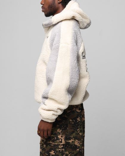Loiter Speedway Fleece Jacket Stone
