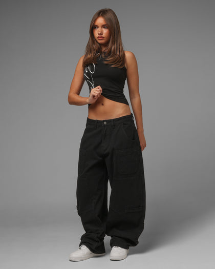 Loiter Utility Work Pants Black