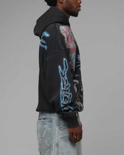 Loiter Panther Airbrush Hoodie Black