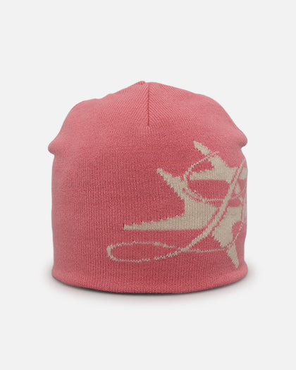 HYBRID SKULL KNIT BEANIE - Pink