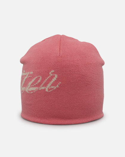 HYBRID SKULL KNIT BEANIE - Pink