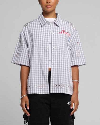 Loiter Western Button Up Shirt Check
