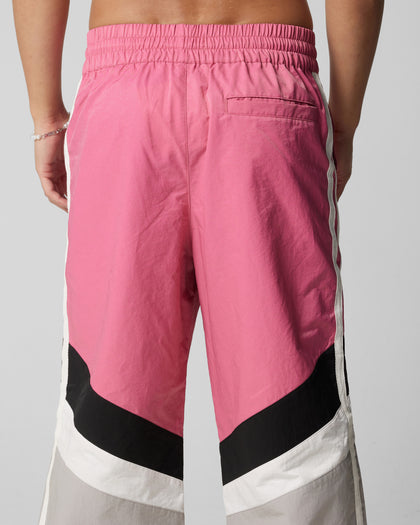 Loiter Hybrid Trackpants Pink/Grey
