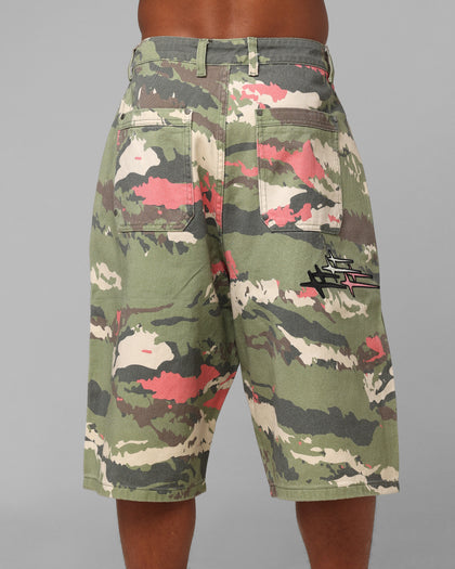 Loiter Hybrid Patch Shorts Camo
