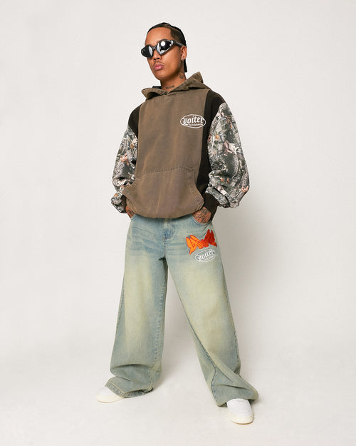 Loiter Splinter Hoodie Khaki/Camo