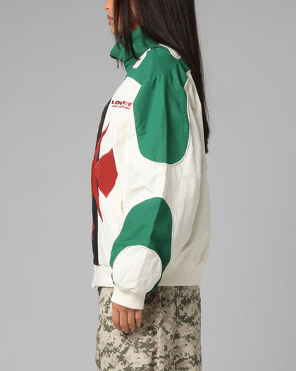 Loiter Club Classic Track Jacket White/Green