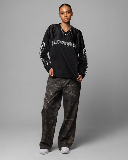 Loiter Long Sleeve Training Jersey Black