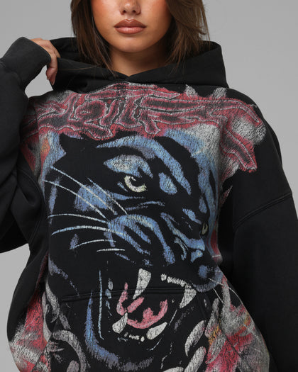 Loiter Panther Airbrush Hoodie Black