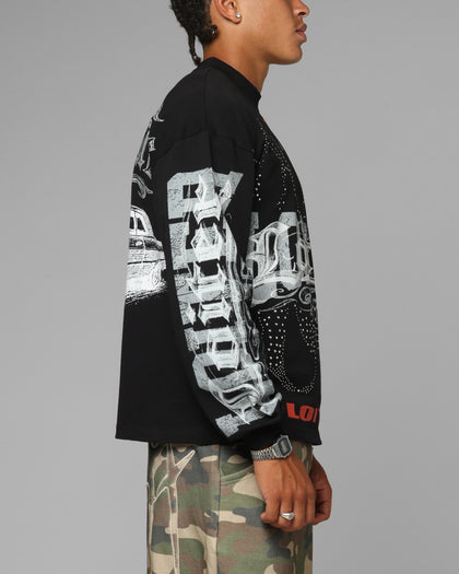 Loiter Low Rider Long Sleeve T-Shirt Black
