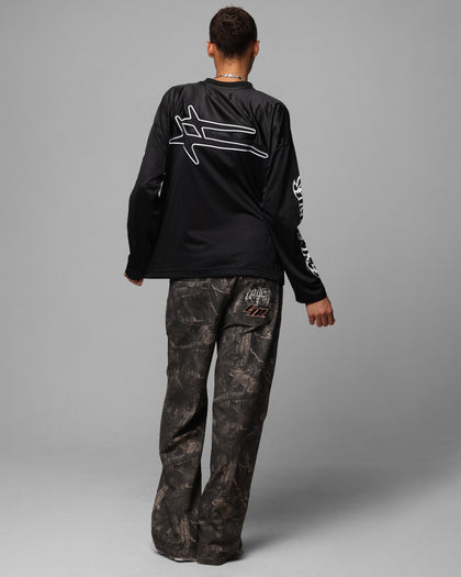 Loiter Long Sleeve Training Jersey Black