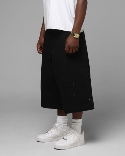 Loiter Utility Cargo Shorts Black