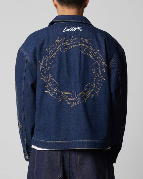 Loiter Chaos Denim Jacket Indigo