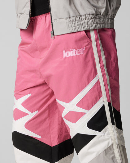 Loiter Hybrid Trackpants Pink/Grey
