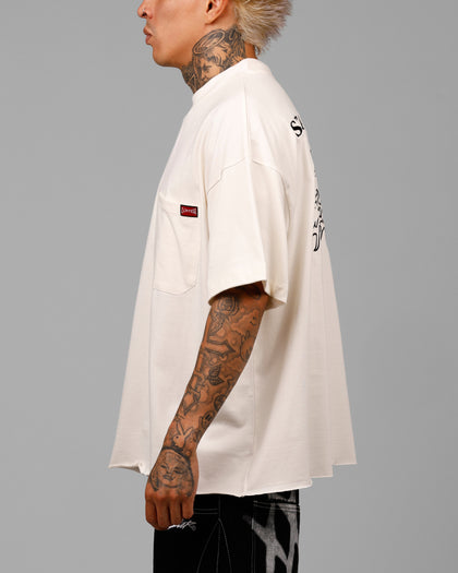 Loiter Star Child Pocket T-Shirt Off White