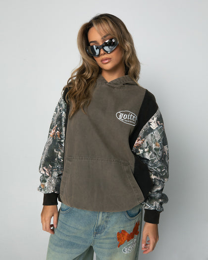 Loiter Splinter Hoodie Khaki/Camo