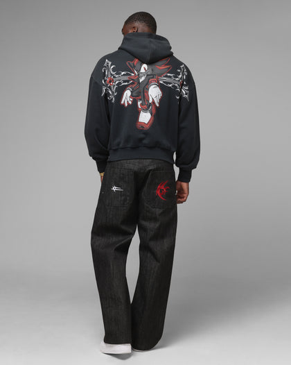 Loiter x Sonic The Hedgehog Chrome Shadow Hoodie Black