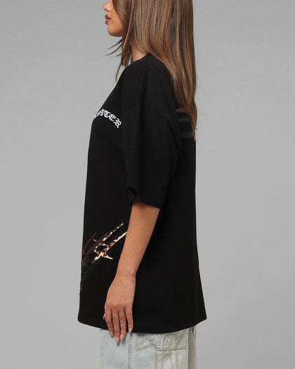 Loiter Hybrid Patch T-Shirt Black