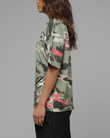 Loiter Hybrid Patch T-Shirt Camo