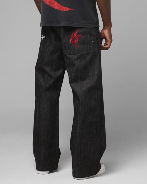 Loiter x Sonic The Hedgehog Shadow Jeans Black