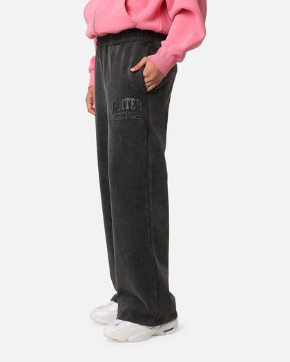 Loiter College Dropout Trackpants Washed Black
