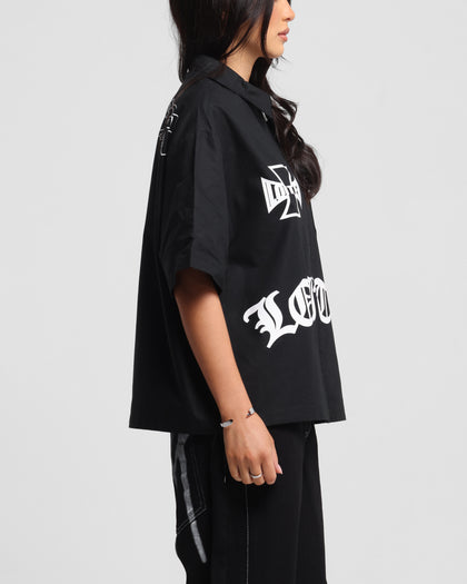 Loiter Chopper Work Shirt Black