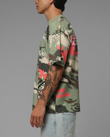 Loiter Hybrid Patch T-Shirt Camo