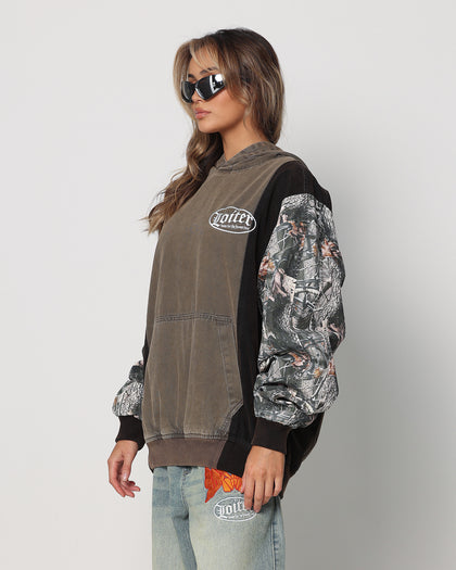 Loiter Splinter Hoodie Khaki/Camo