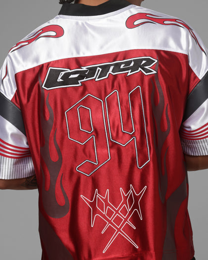Loiter x Sonic The Hedgehog Knuckles Jersey Red/White