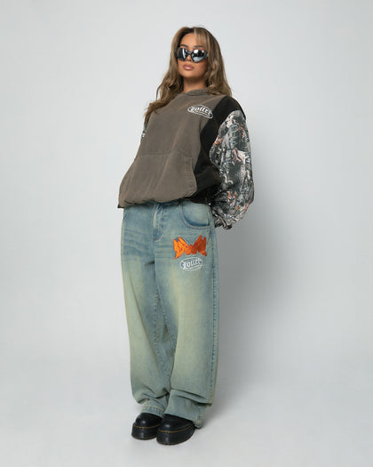 Loiter Splinter Hoodie Khaki/Camo