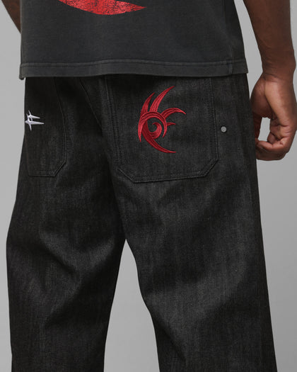 Loiter x Sonic The Hedgehog Shadow Jeans Black