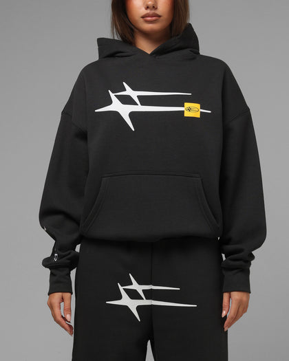 Loiter Hybrid Hoodie Charcoal